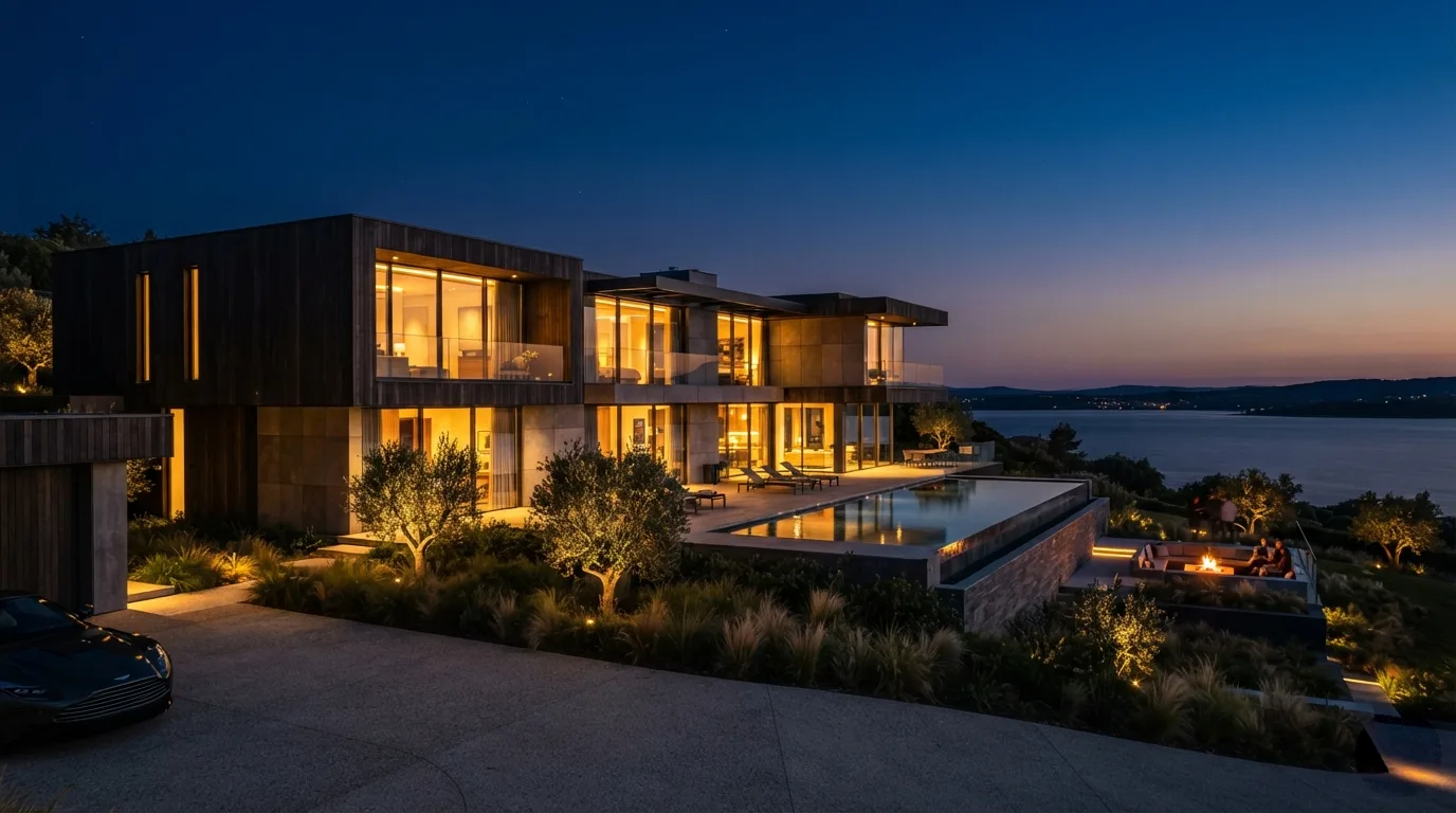 Modern villa dış görünüm